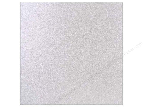 Glitter Cardstock - Opal White