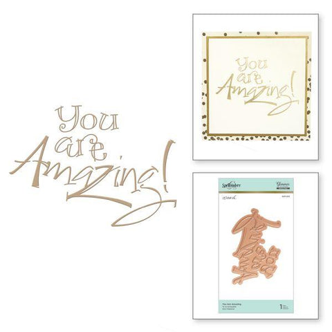 Glimmer Hot Foil Plate - You Are Amazing