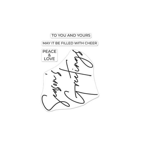 Hero Greetings - Season's Greetings - Clear Stamps