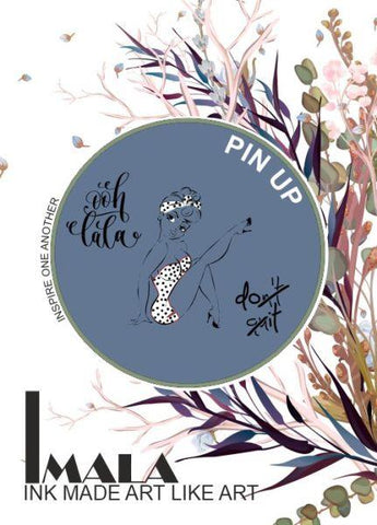 Imala Series - Clear Stamps - Pin-Up