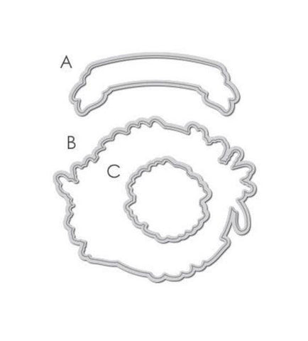 Metal Die - Valentine Wishes