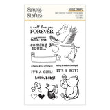 Say Cheese Classic Pooh - Hello Baby Stamp & Die Bundle