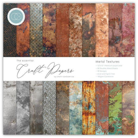 Metal Textures - 6x6 Paper Pad