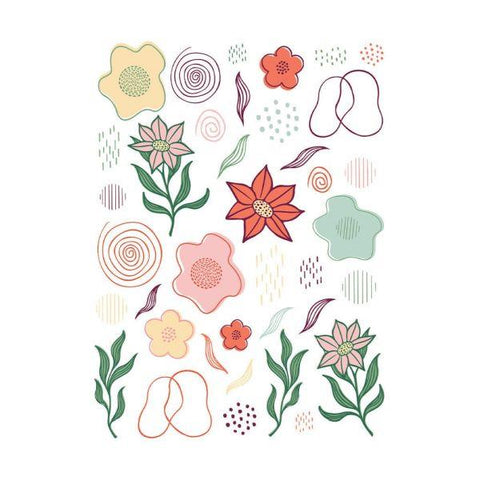 Flowers and Swirls - Hero Transfers