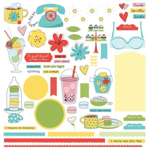 Friendship - Card Kit - Stickers