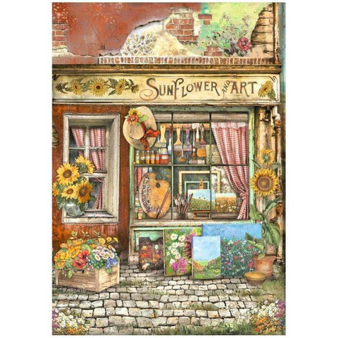 Sunflower Art - Rice Paper - Shop
