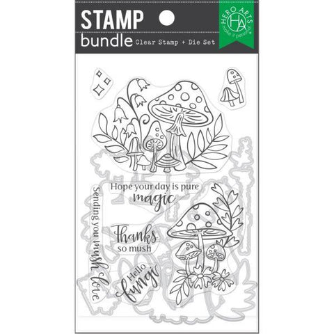 Hello Fungi - Stamp & Die Combo