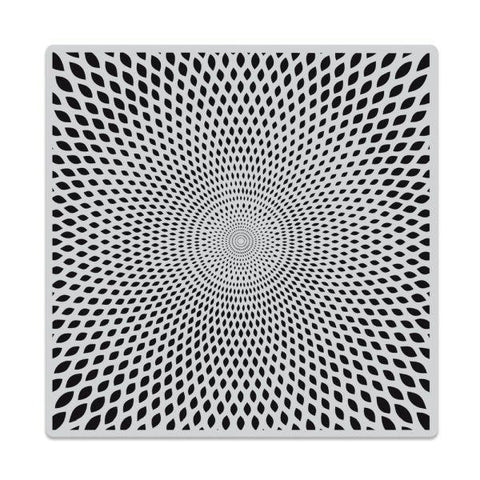 Bold Prints Cling Stamp - Abstract Criss Cross