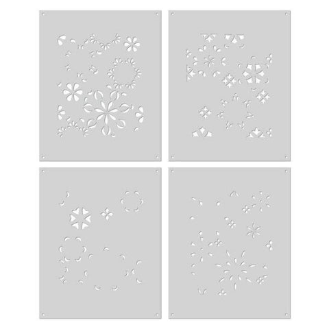Color Layering Mandala Flower Pattern Stencils