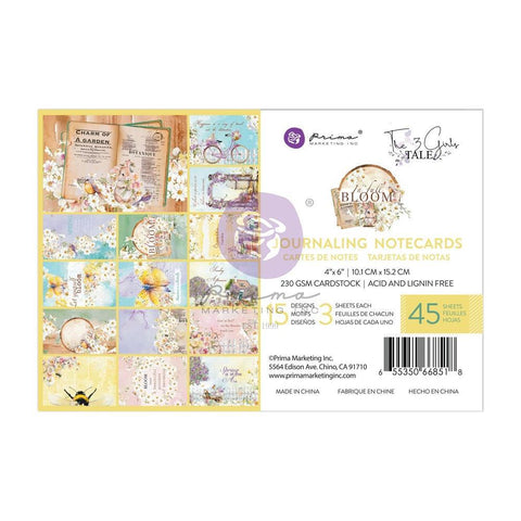 In Full Bloom - 4x6 Journaling Cards