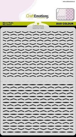 Duo Colour Stencil - Pattern No. 4