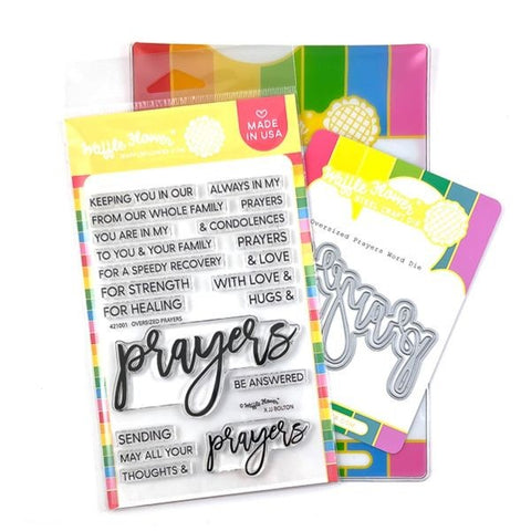 Oversized Prayers Stamp & Die Combo