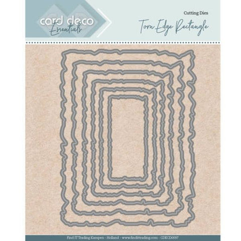 Nesting Dies - Torn Edge Rectangles