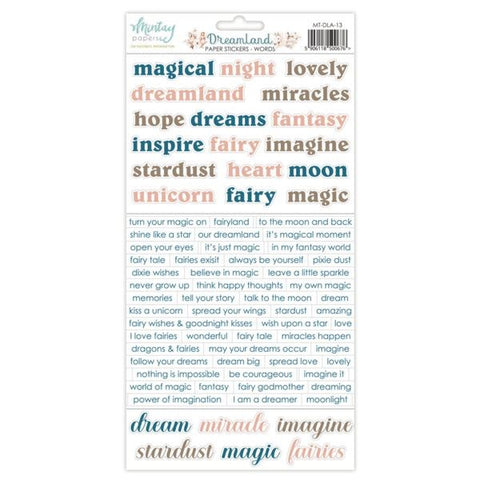 Dreamland - Stickers - Words