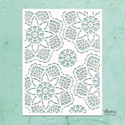 Doilies - 6x8 Stencil