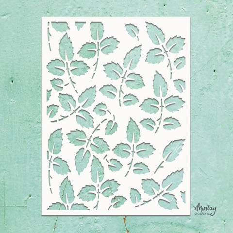 Rose Leaves - 6x8 Stencil