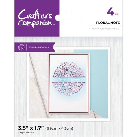 Floral Note - Stamp & Die Set