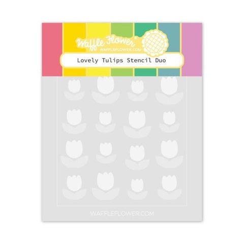 Lovely Tulips Stencil Duo