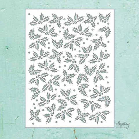 Holly Leaves - 6x8 Stencil