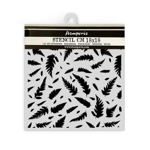 Forest - Stencil - Leaves Pattern