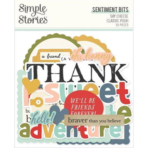 Say Cheese Classic Pooh - Sentiment Bits & Pieces