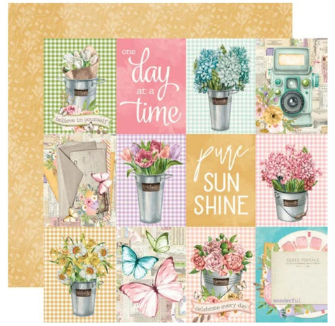 Simple Vintage Flower Shoppe - 3 x 4 Elements