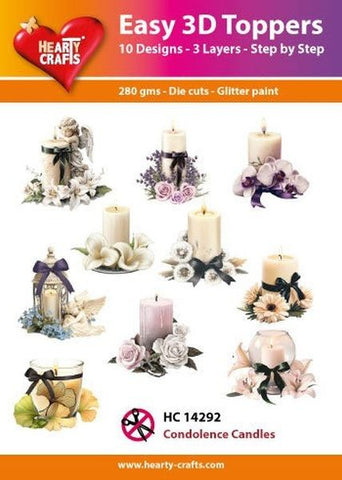 Easy 3D Toppers - Condolence Candles