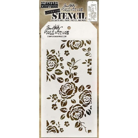 Roses - Layered Stencil