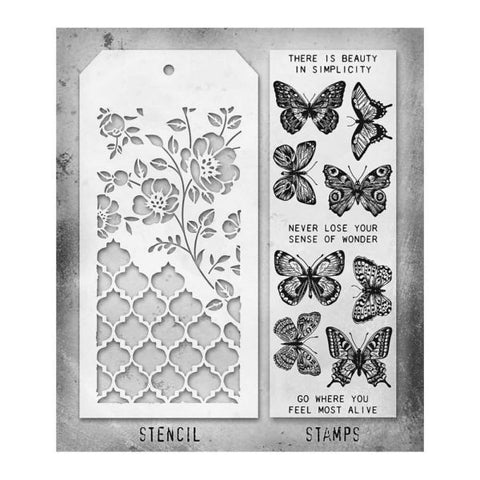 Mixed Media 44 - Stamp & Stencil Set