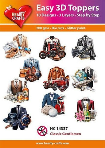 Classic Gentlemen - Easy 3D Toppers