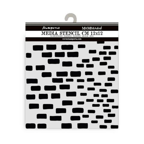 Silent Sea - Stencil - Brick Pattern