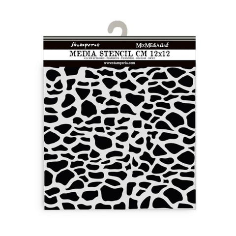 Silent Sea - Stencil - Stone Pattern