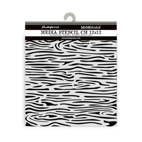 Silent Sea - Stencil - Wood Pattern