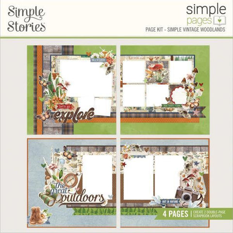 Simple Vintage Woodlands - Simple Pages Page Kit