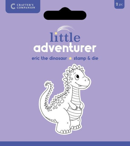Little Adventurer - Eric the Dinosaur - Stamp & Die Set