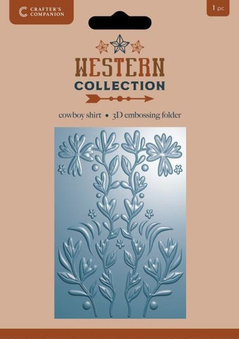 Western Collection - Cowboy Shirt - 3D Embossing Folder
