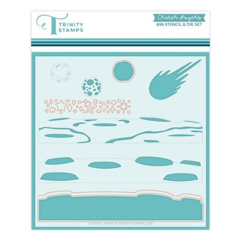 Crater Layers - Stencil & Die Set