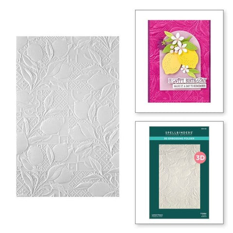 La Dolce Vita Collection - Lemon Fresco 3D Embossing Folder