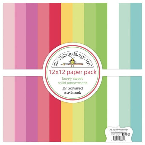 Berry Sweet - 12x12 Collection Pack - Textured Cardstock