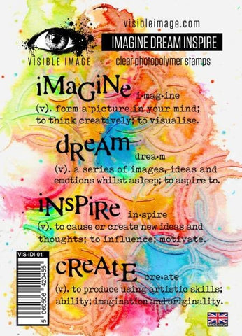 Imagine Dream Inspire - Clear Stamps