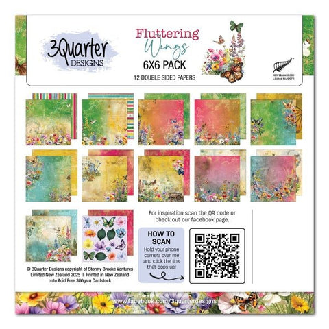 Fluttering Wings - 6x6 Collection Pack