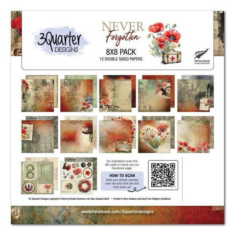 Never Forgotten - 8x8 Collectio Pack