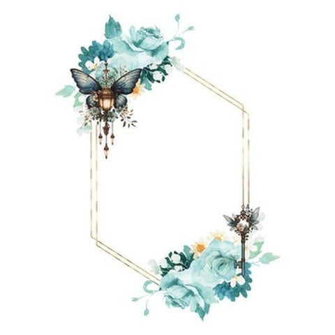 Shades of Teal - Wreath
