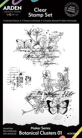 Maker Series - Clear Stamps - Botanical Clusters