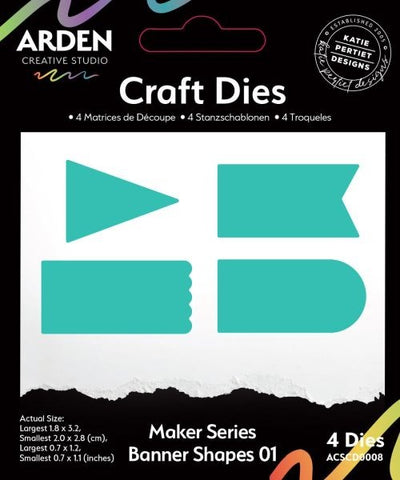 Maker Series - Dies - Banner Shapes 01
