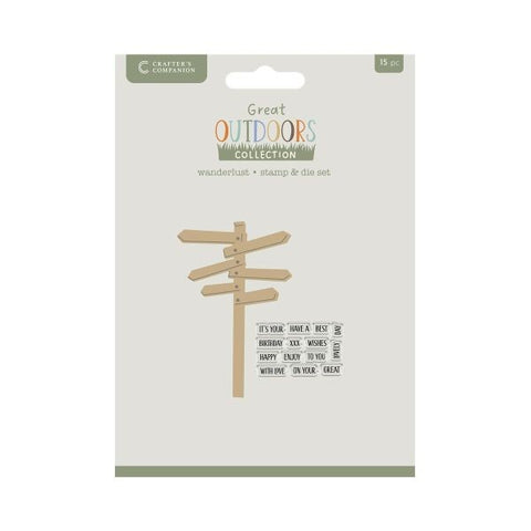The Great Outdoors - Stamp & Die Set - Wander Lust