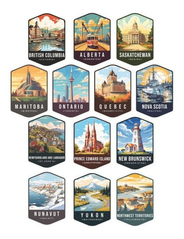 True North - Ephemera - Provinces