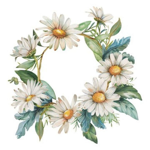 Denim and Daisies - Wreath