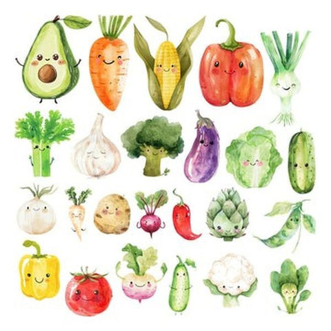 Cute Veggies Ephemera