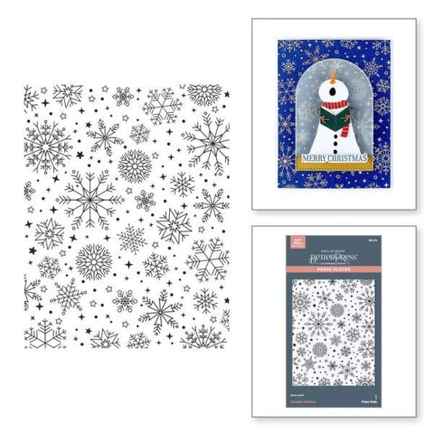 Wonderland Collection - Snowfall Shimmer BetterPress Plate